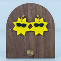 Sunshine Sunglasses Dangles - handmade polymer clay earrings