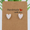 Floral Heart Studs