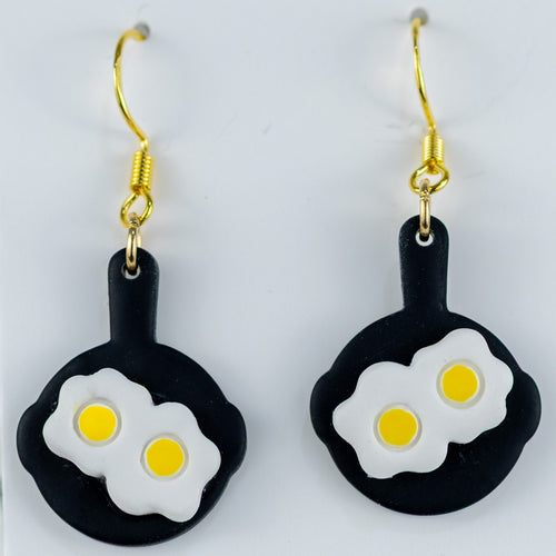 Frying Pan Egg Dangles