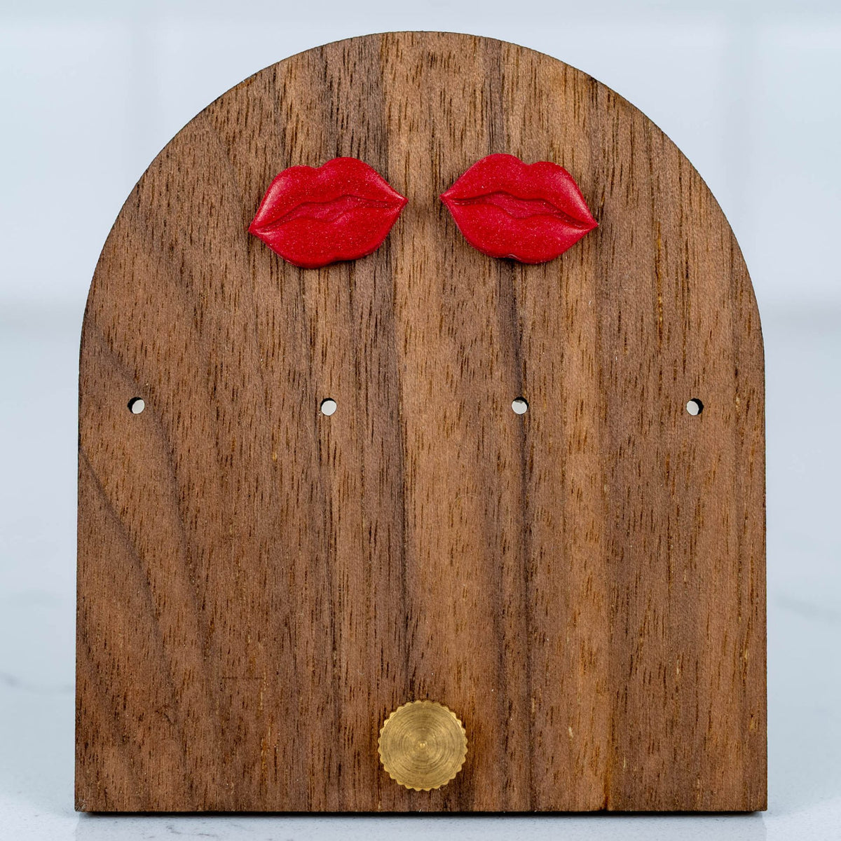 Red Lips Studs