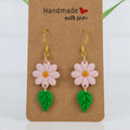 Spring Bloom Dangles - handmade polymer clay earrings
