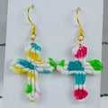 Stained Glass Cross Dangles