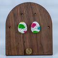 Stained Glass Egg Studs