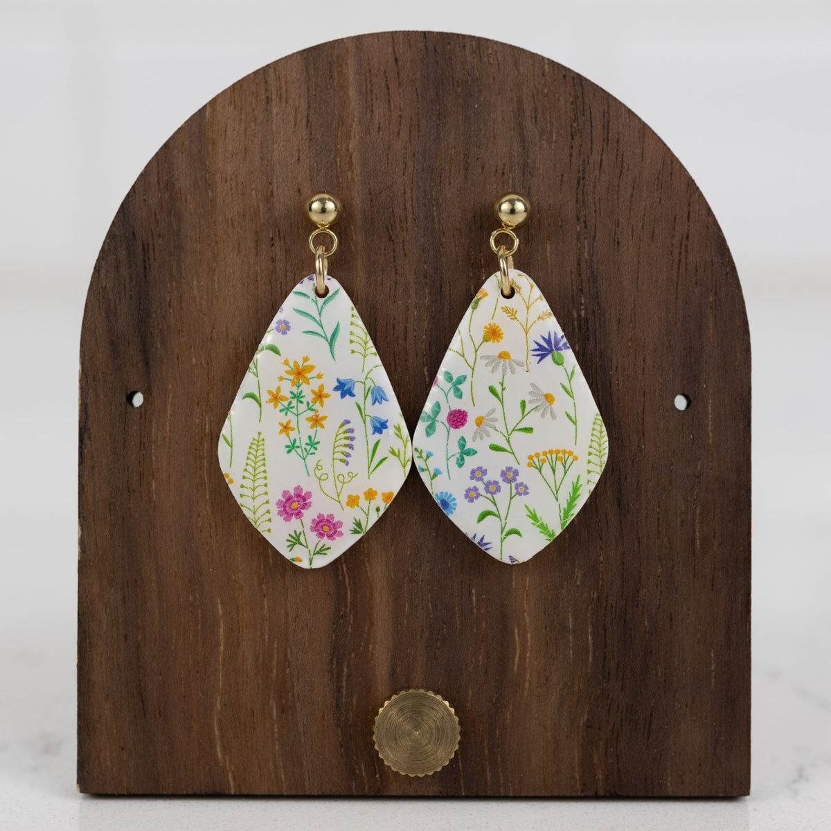 Wildflower Diamond Dangles