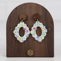 Wildflower Scallop Cutout Dangles
