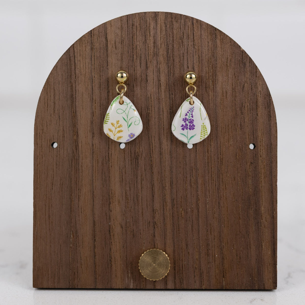 Wildflower Small Teardrop Dangles